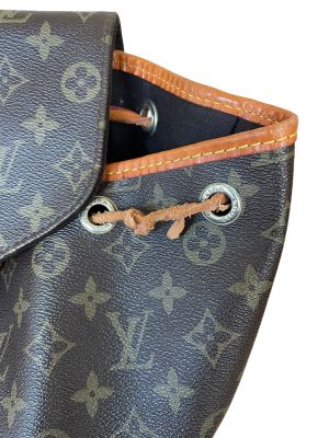 Кожена дамска чанта тип раничка LOUIS VUITTON