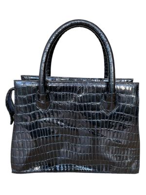 Крокодилска дамска чанта VALLE VERDE