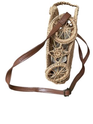 Кръгла плажна дамска чантичка за през рамо SOUTHBEACH