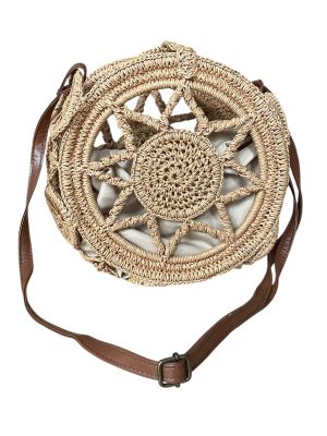 Кръгла плажна дамска чантичка за през рамо SOUTHBEACH