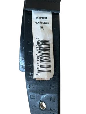 Черна кожена дамска чантичка за кръст DKNY