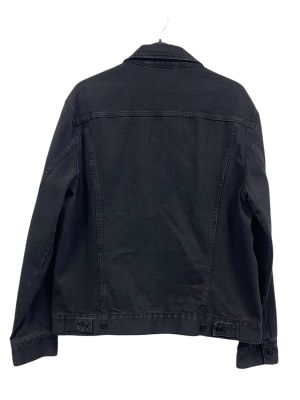 Дънково черно мъжко дънково яке H&M L