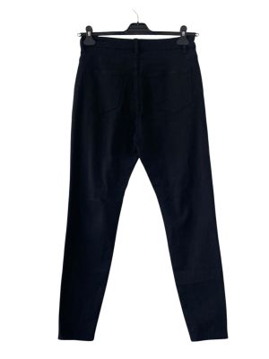 Черни накъсани дамски дънки SHEIN XL