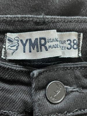 Дамски дънки с висока талия YMR M