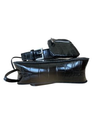 Комплект крокодилска дамска чанта и портмоне ASOS