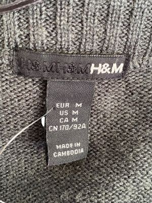 Плетена сива дамска рокля с коланче H&M M