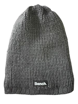 Сива плетена зимна шапка BENCH ONE SIZE