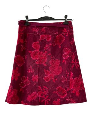 Дамска пола с цветчета и коланче JACKPOT XS