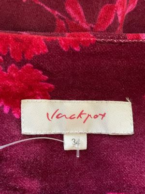 Дамска пола с цветчета и коланче JACKPOT XS