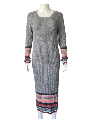 Дълга плетена дамска рокля H&M M