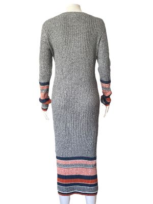 Дълга плетена дамска рокля H&M M