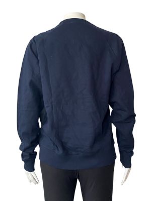 Тъмно синьо памучно UNISEX горнище с картинка NEUTRAL