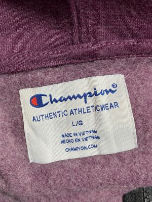 Дамски суичър с качулка, джобче и цип CHAMPION L