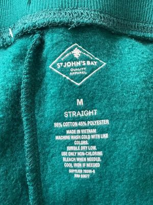 Дамско спортно долнище с джобчета и връзки ST.JOHN'S BAY M