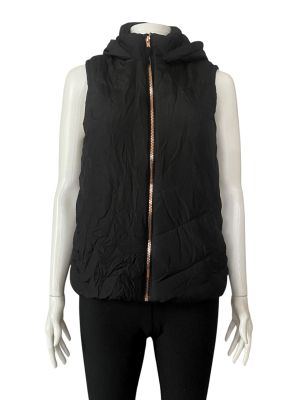 Момичешко елече с джобчета, качулка и цип (7-16год.) ANKO L