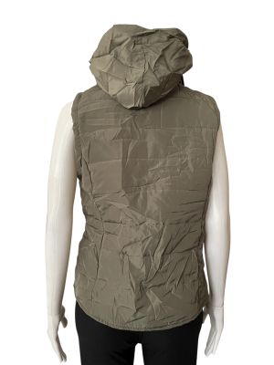 Дамско елече с джобчета, качулка и и цип ROSEBULLET M