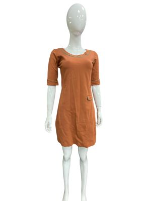 Дамска рокля с джоб и копчета 4FUNKY FLAVOURS M