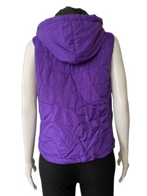 Дамско елече с джобове, цип и връзки CITY STARS XL