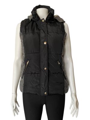 Дамско елече с джобове, копчета и ципове CI SONO M