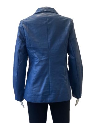 Дамско кожено яке с джобове и копчета FOREVER 21 M