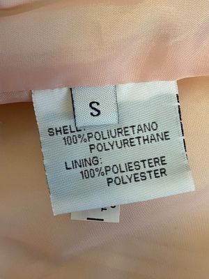 Дамско кожено яке с джобове, копчета и ципове S