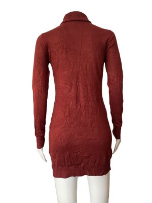 Плетена дамска рокля с поло яка VISION PS