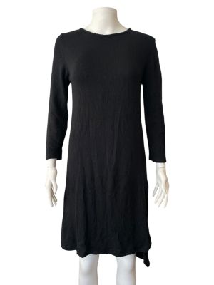 Плетена дамска рокля с цип ZARAKNIT L 