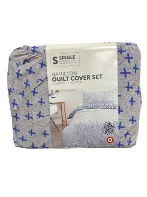 Комплект чаршаф за юрган и калъфка TARGET