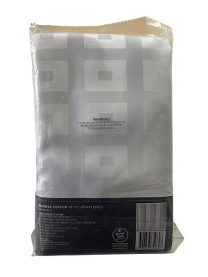 Завеса за баня с прибавени халки за прикачване WOOLWORTHS