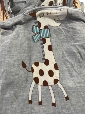 Комплект еластичен калъф за диван и калъфки (2бр.) с панди 