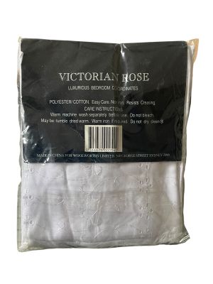 Бродирана къдрава калъфка за възглавница WOOLWORTHS