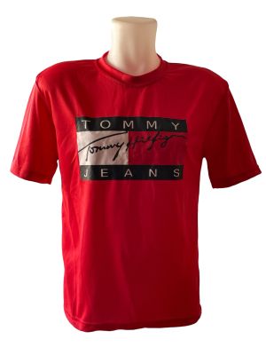 Мъжка тениска с надпис TOMMY JEANS S