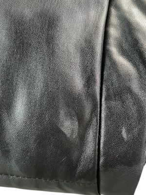 Кожен мъжки елек с цип BERSHKA XS