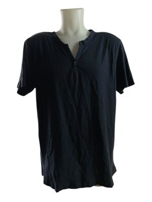 Памучна мъжка тениска с копчета XMAIL XL