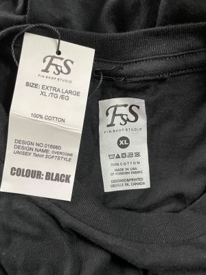 Памучна UNISEX тениска FINSHOPSTUDIO XL